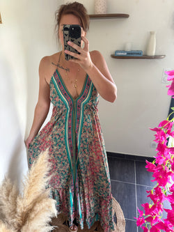 Robe longue dos nu Esma