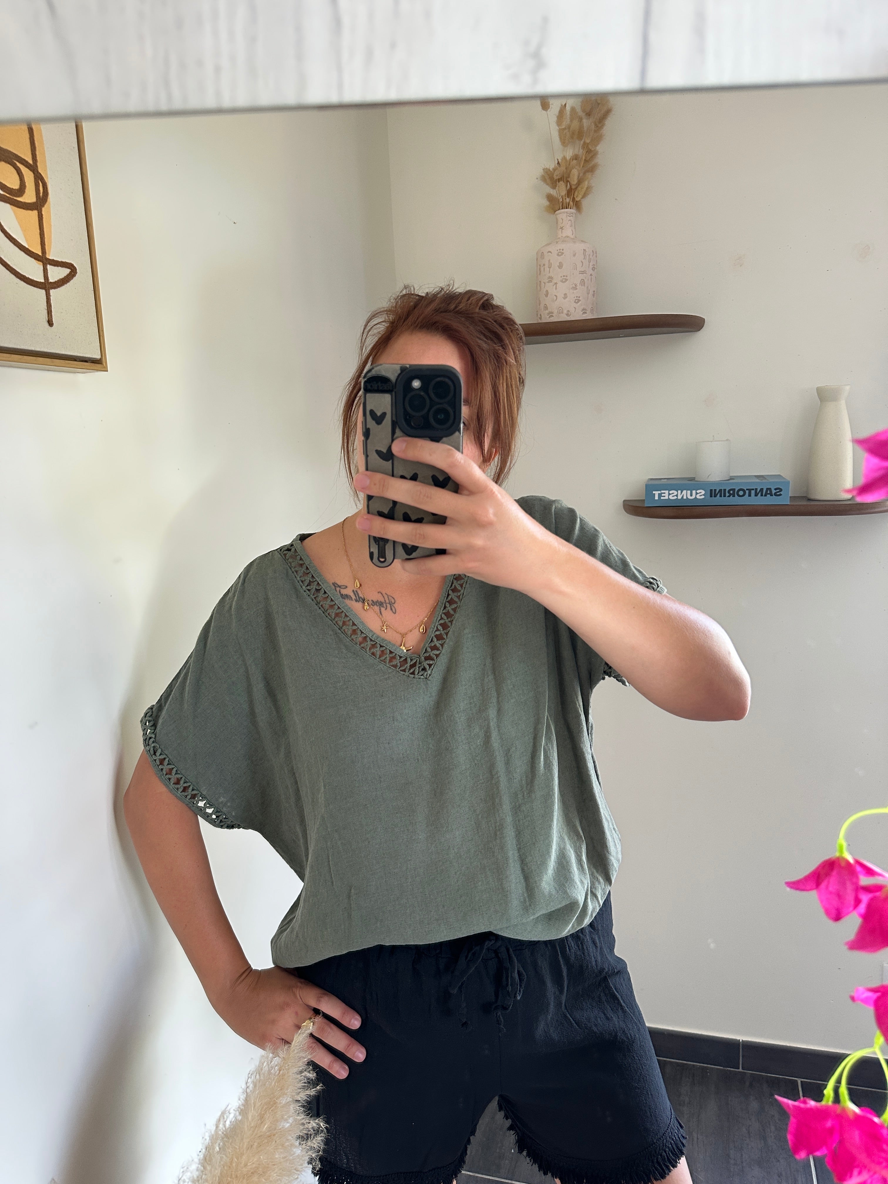 T-shirt dentelle