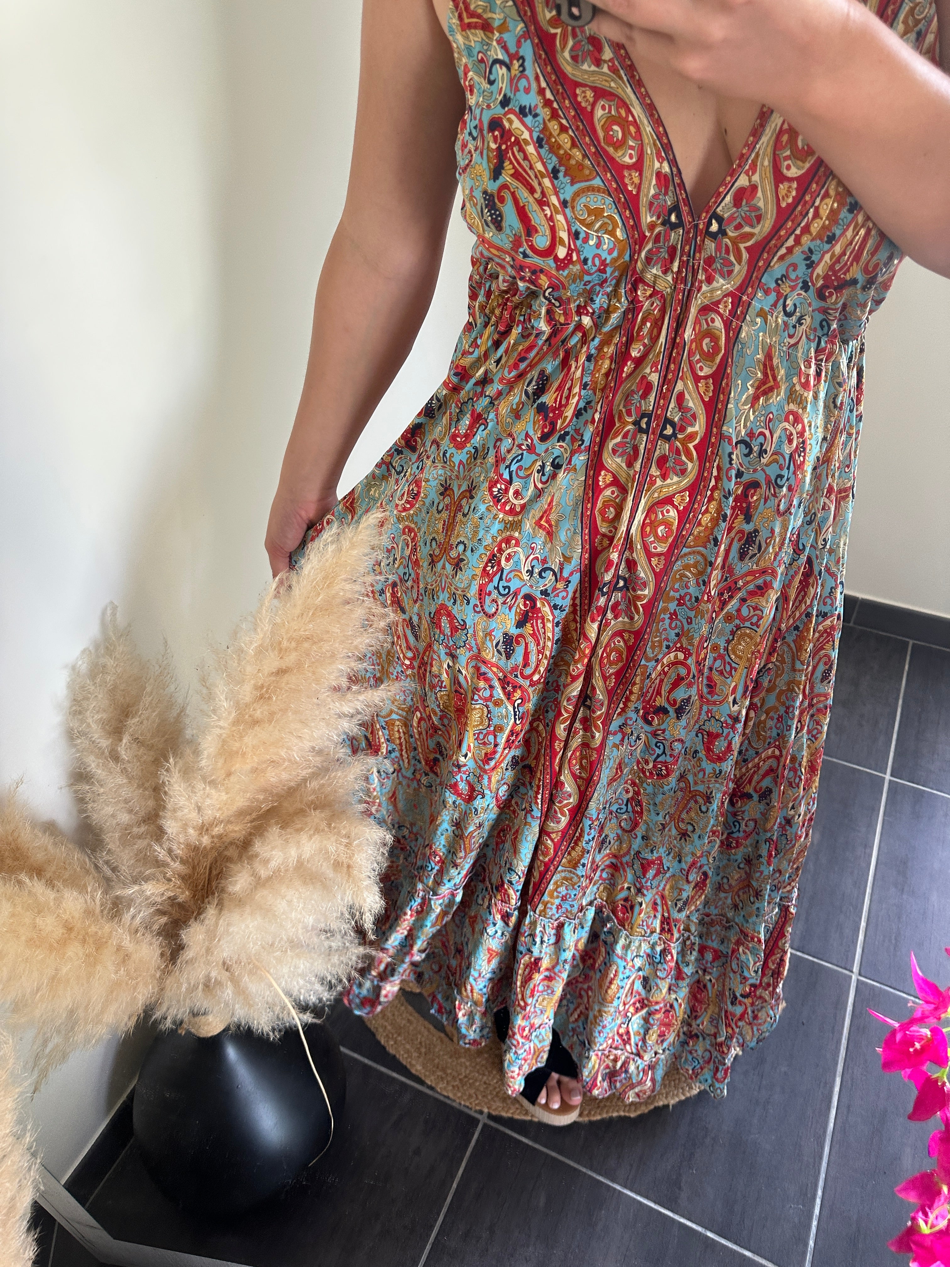 Robe longue dos nu Esma