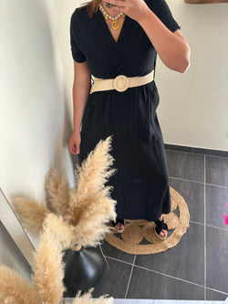 Robe longue gaz de coton