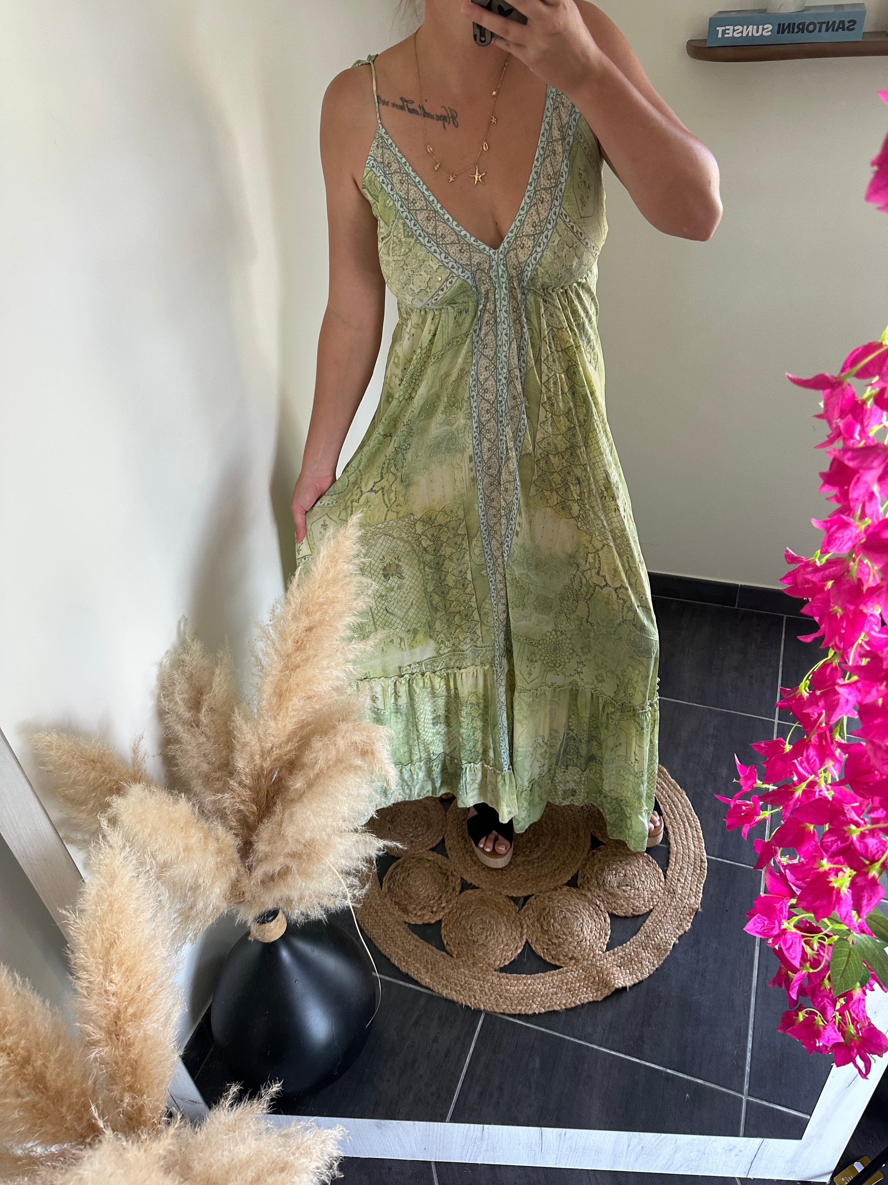 Robe longue dos nu Esma