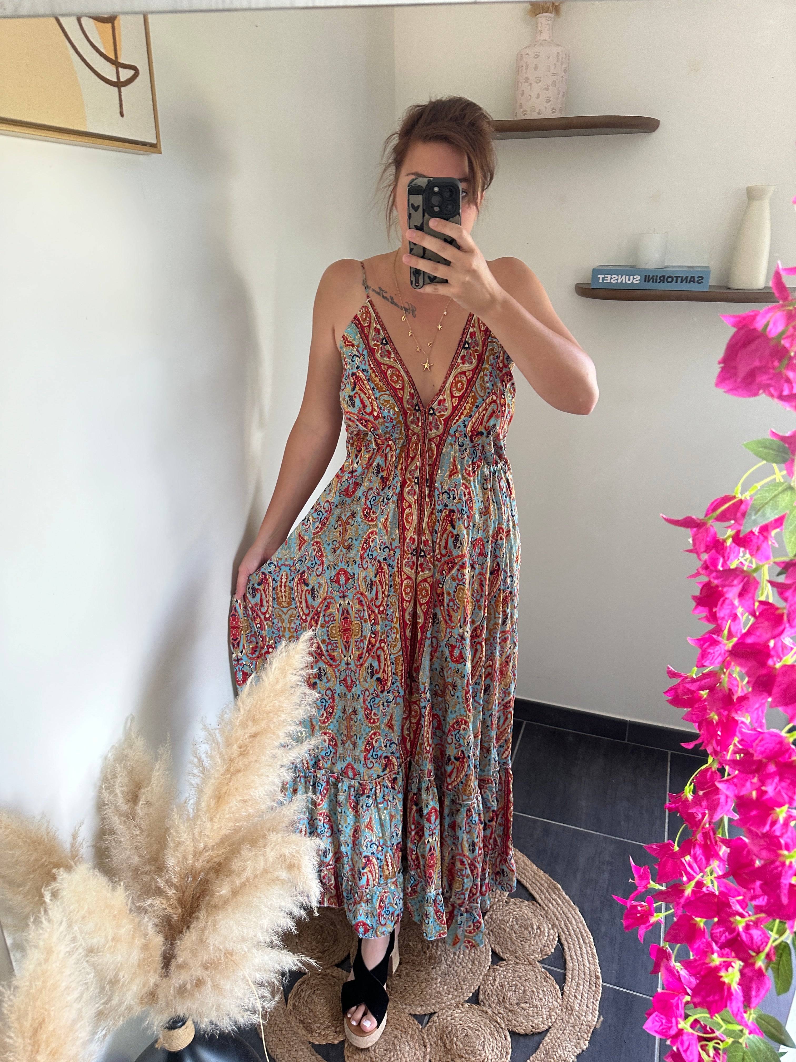 Robe longue dos nu Esma